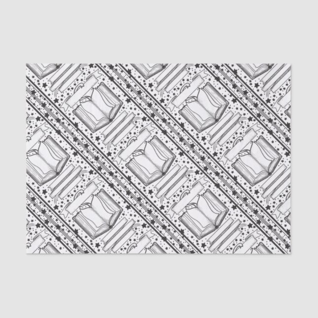 Book Simple Yet Powerful Seamless Pattern Tissue Paper (Front)