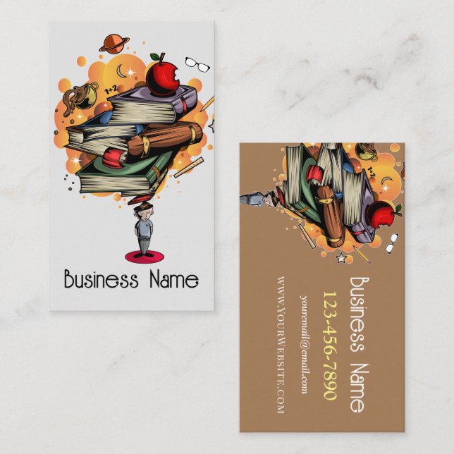 Book Smart Business Card (Front/Back)