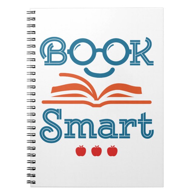 Book Smart Funny Reading Lover Bookworm (Front)