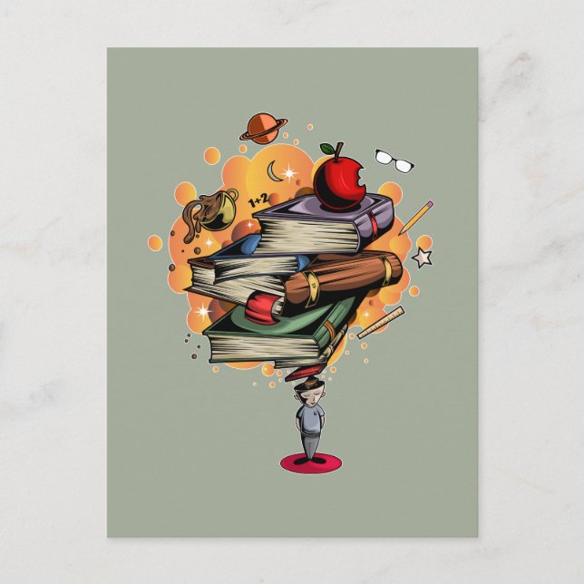 Book Smart Postcard (Front)