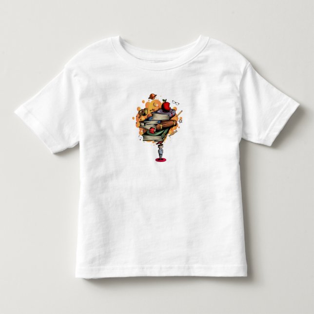 Book Smart Toddler T-shirt (Front)