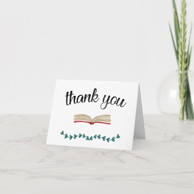 Book Thank You Card (Front)