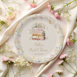 Book Theme Wildflower Rustic Bridal Shower Paper Plate<br><div class="desc">This Bridal Shower item is a dreamy blend of romance, nostalgia, and natural beauty, perfect for celebrating a bride’s next chapter. Designed with a storybook flair, this item evokes the timeless charm of classic tales, symbolizing the bride’s journey into a beautiful new beginning. Delicate wildflowers in soft pastel hues dance...</div>