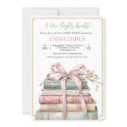 Book Themed Bridal Shower Invitation