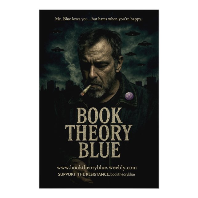 Book Theory Blue Poster 01 (Front)
