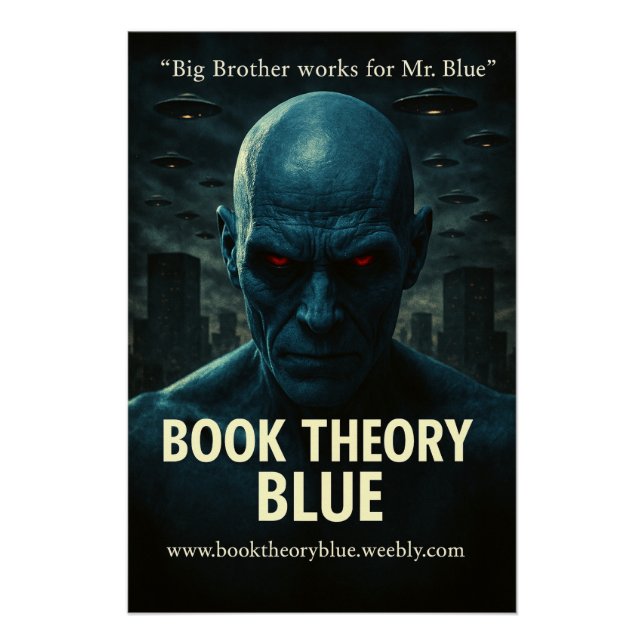 Book Theory Blue Poster 02 (Front)