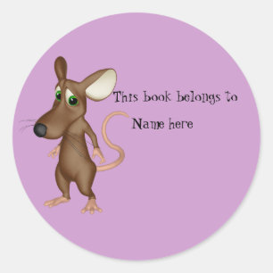 Book "This Book Belongs To" Stickers