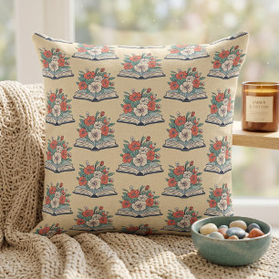 Book Throw Pillow