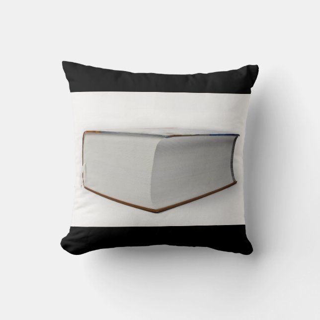 book throw pillow (Front)