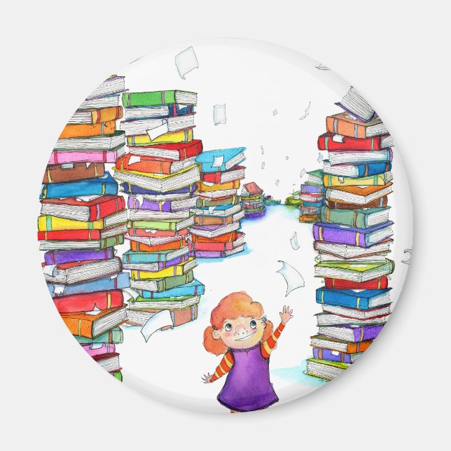 Book Tower Magnet (Front)