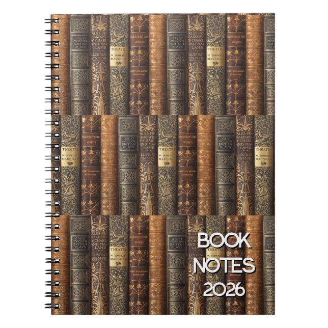 Book Tracker Notes 2026 (Front)