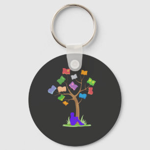 Book Tree- Library Keychain