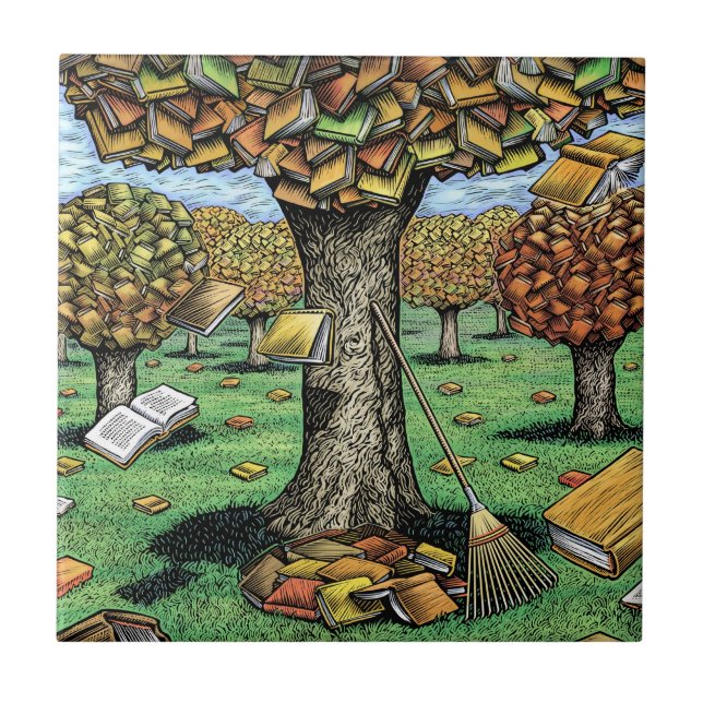 Book Tree Tile (Front)