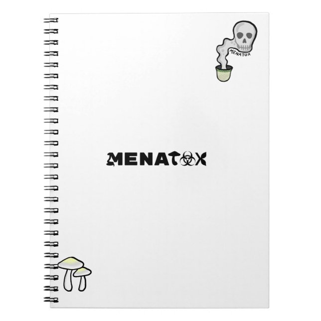 book with menatox logo (Front)