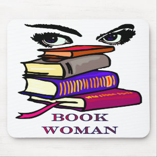 Book Woman Mousepad