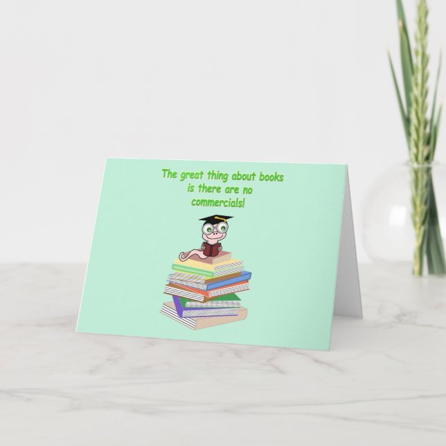 Book Worm Card (Front)