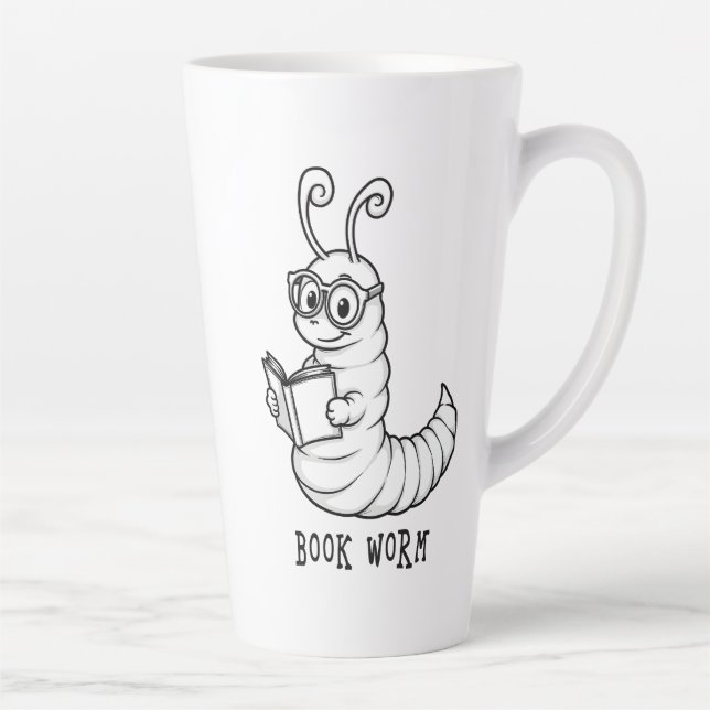 Book worm latte mug (Right)