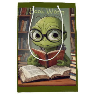 Book Worm Medium Gift Bag