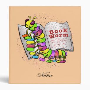 Book Worm Reading Binder