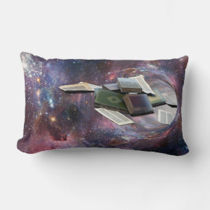 Book Wormhole Lumbar Pillow