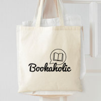 Bookaholic Funny Text Bookworm Book Lover Reading