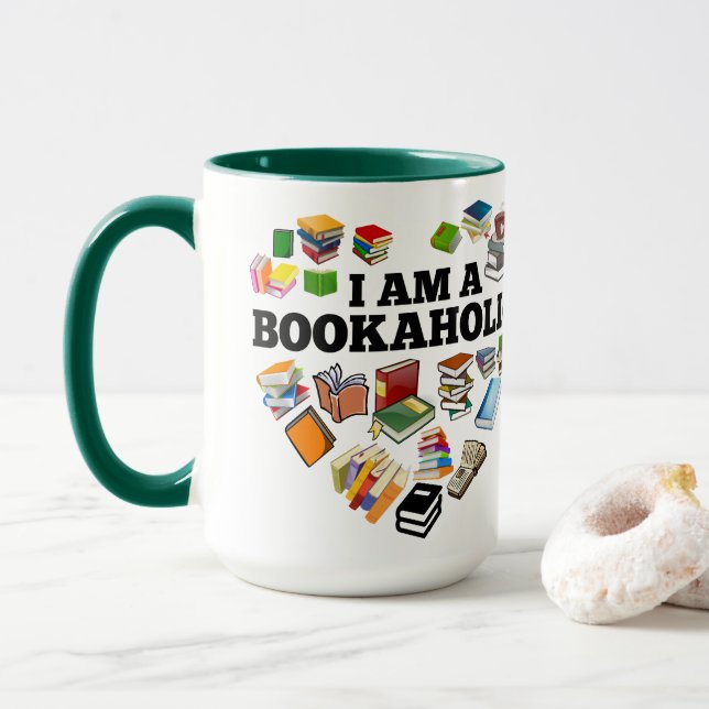 Bookaholic Mug (Avec donut)
