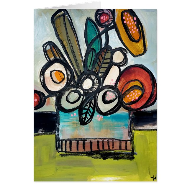 Bookay — floral peint à la main (Devant)