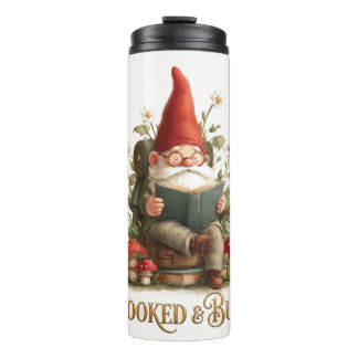 Booked and Busy Reading Gnome Thermal Tumbler