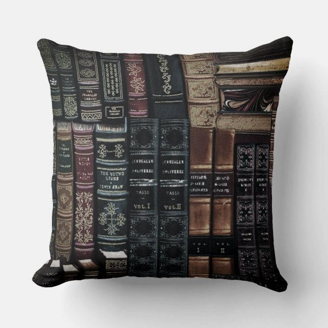 Booked For The Night 2 Throw Pillow (Front)