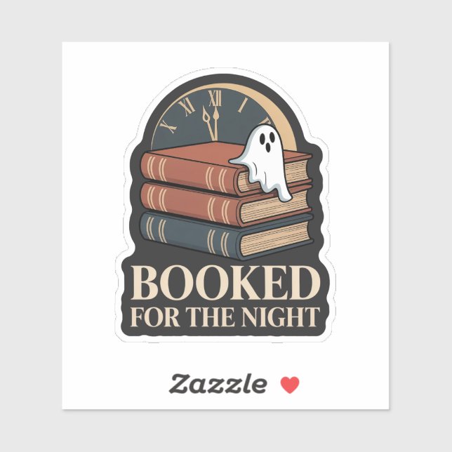 Booked for the Night - spooky book (Sheet)