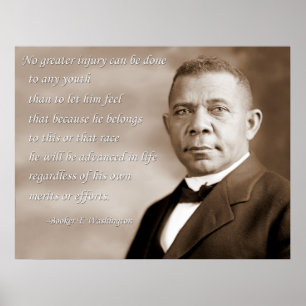 Booker T. Washington Merit Poster