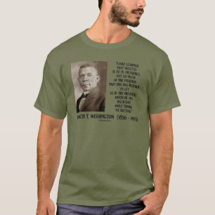 Booker T. Washington Obstacles Overcome Succeed T-Shirt