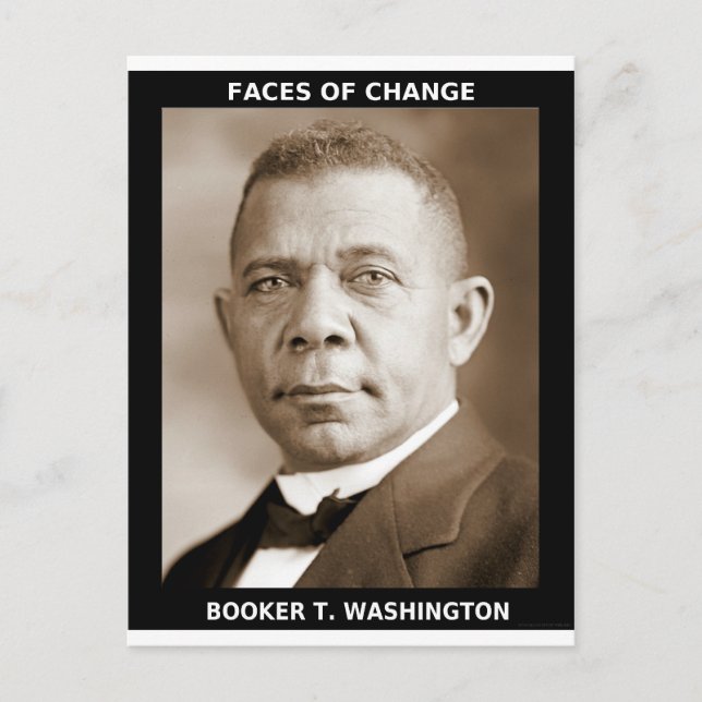Booker T. Washington Postcard (Front)
