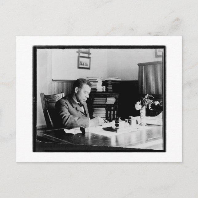 Booker T. Washington Postcard (Front)