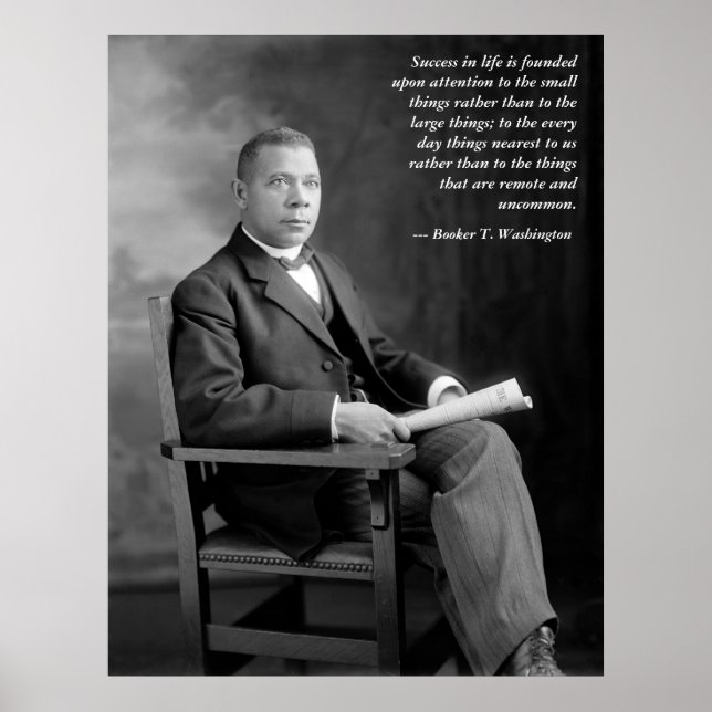Booker T. Washington Poster (Front)