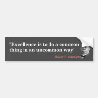 Booker T. Washington Quote On Excellence