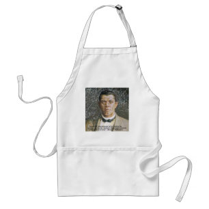Booker T Washington & Success Quote Standard Apron