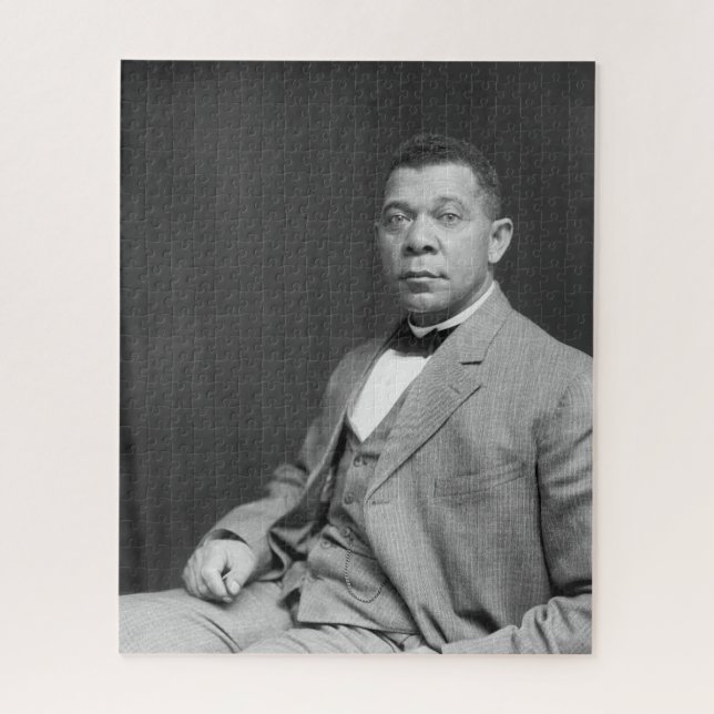 Booker Taliaferro Washington: Black Educator Jigsaw Puzzle (Vertical)