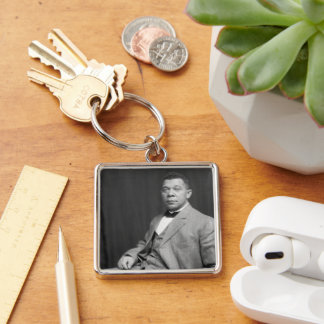Booker Taliaferro Washington: Black Educator Keychain