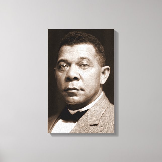 Booker Washington: African American Educator Canvas Print (Front)