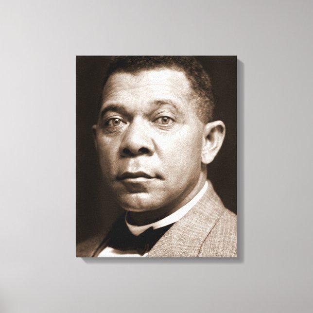 Booker Washington: African American Educator Canvas Print (Front)