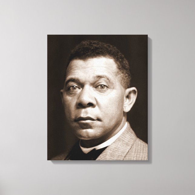 Booker Washington: African American Educator Canvas Print (Front)