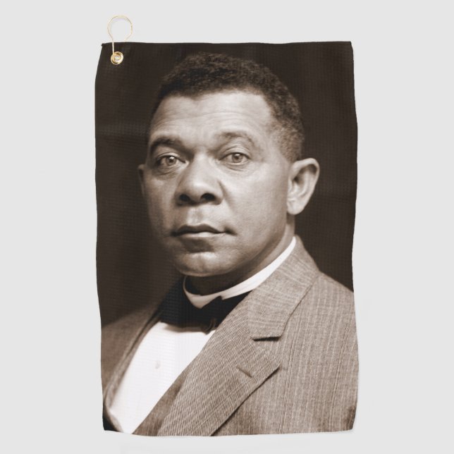 Booker Washington: African American Educator Golf Towel (Front)