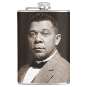 Booker Washington: African American Educator Hip Flask