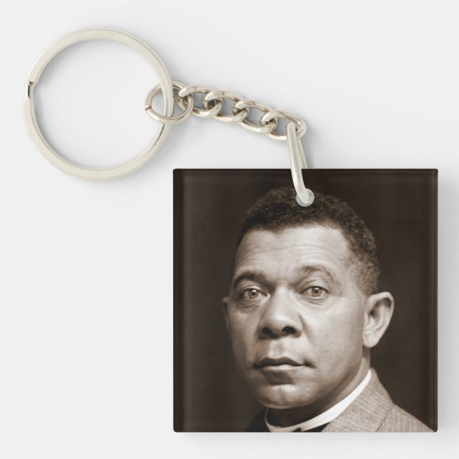 Booker Washington: African American Educator Keychain (Front)
