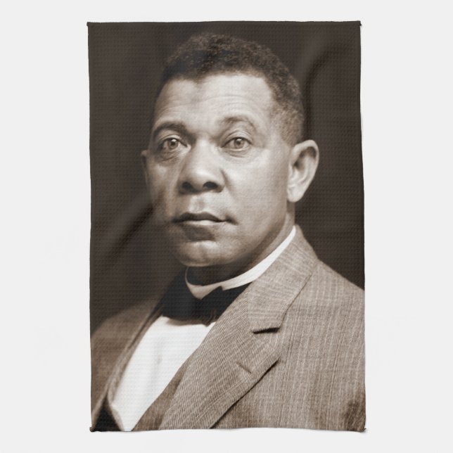 Booker Washington: African American Educator Kitchen Towel (Vertical)