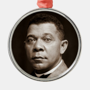 Booker Washington: African American Educator Metal Ornament