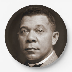 Booker Washington: African American Educator Paper Plate