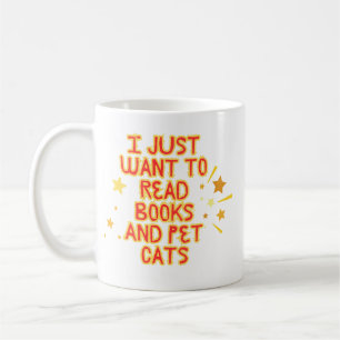 Bookful cat quote Mug