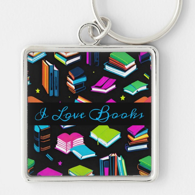 Booking It Colourful Keychain (Front)